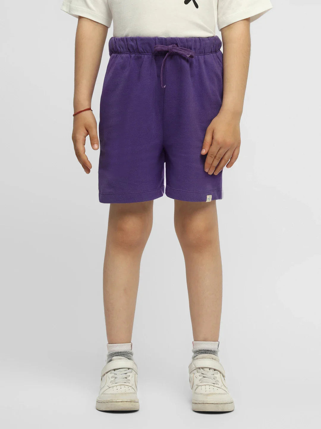 Black Currant Cotton Shorts