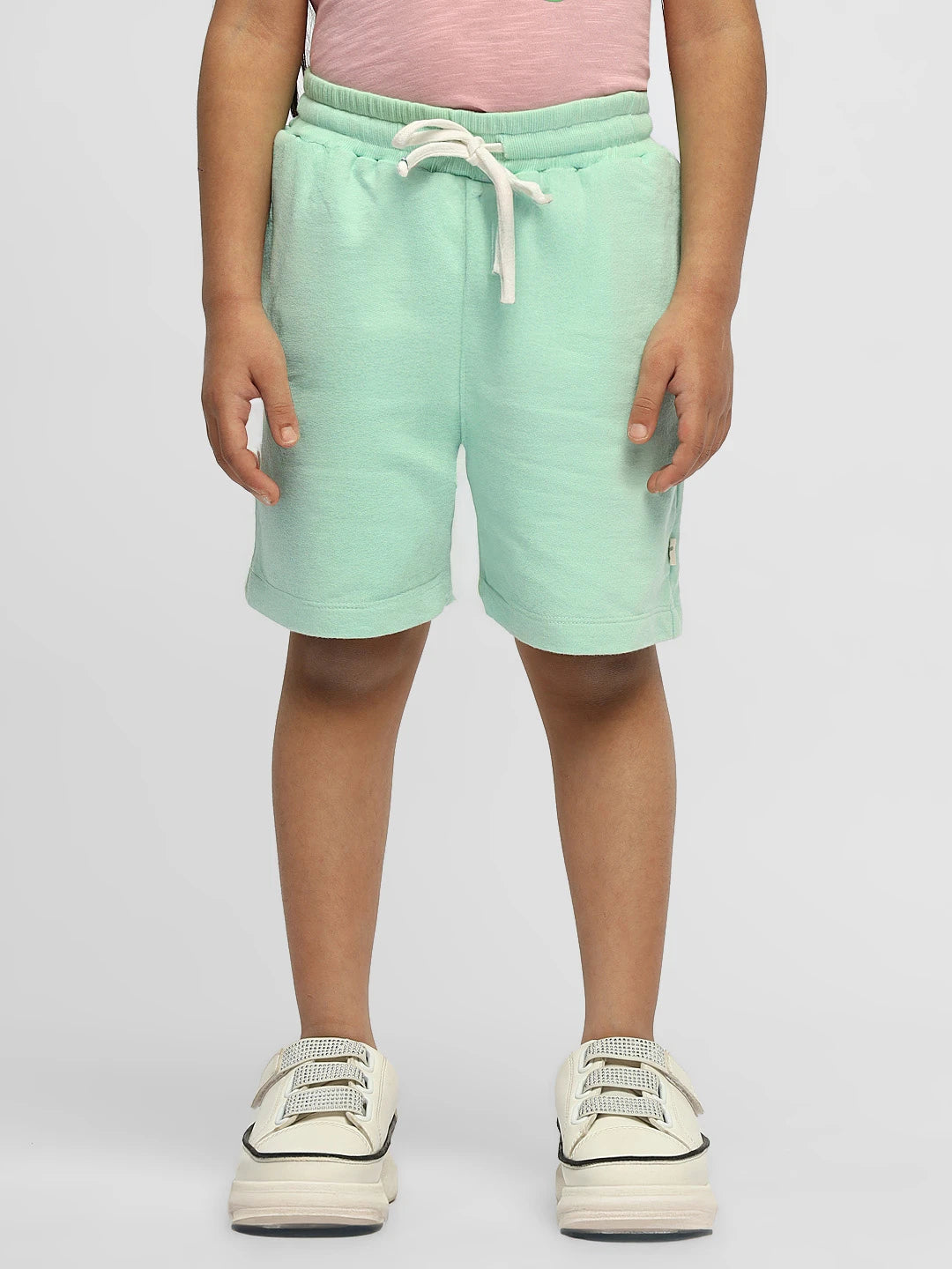 Mint Cotton Bermuda Shorts