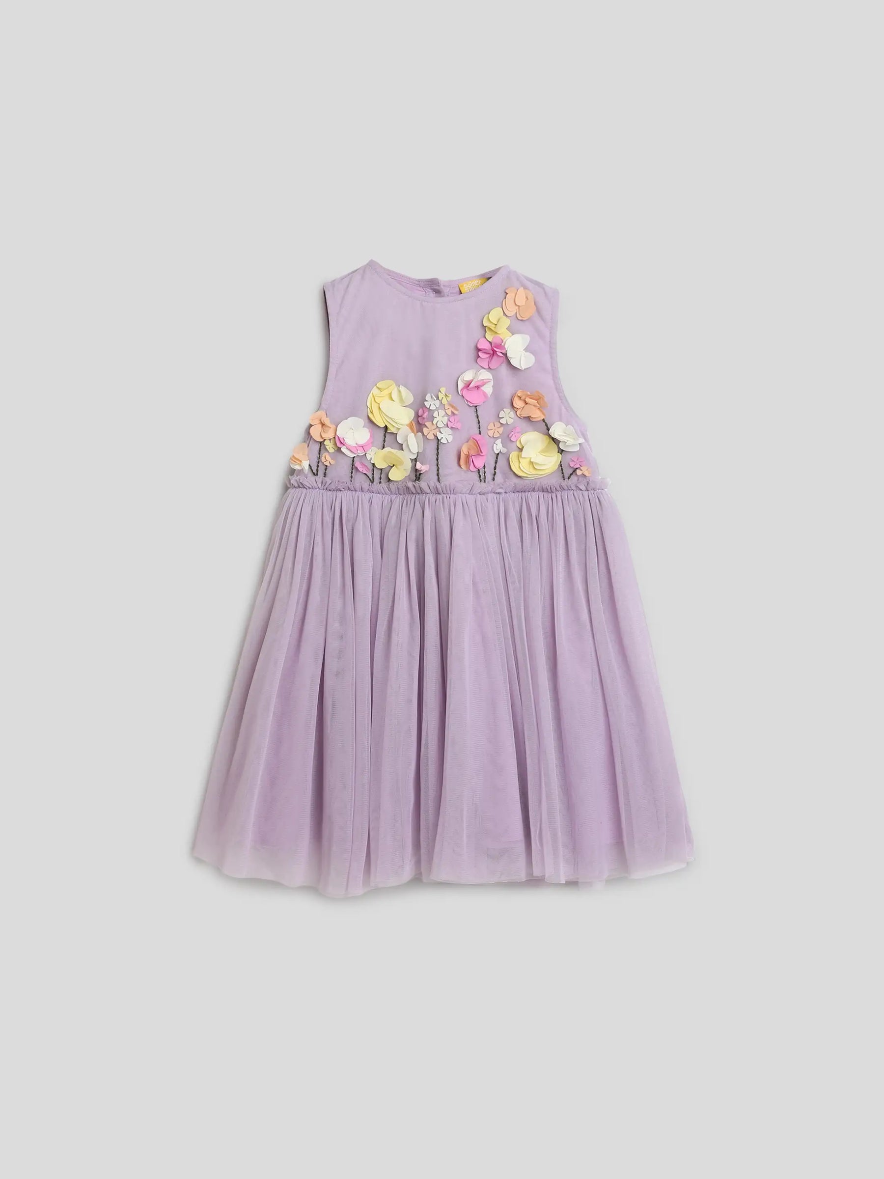 3D Floral Tulle Dress Somersault