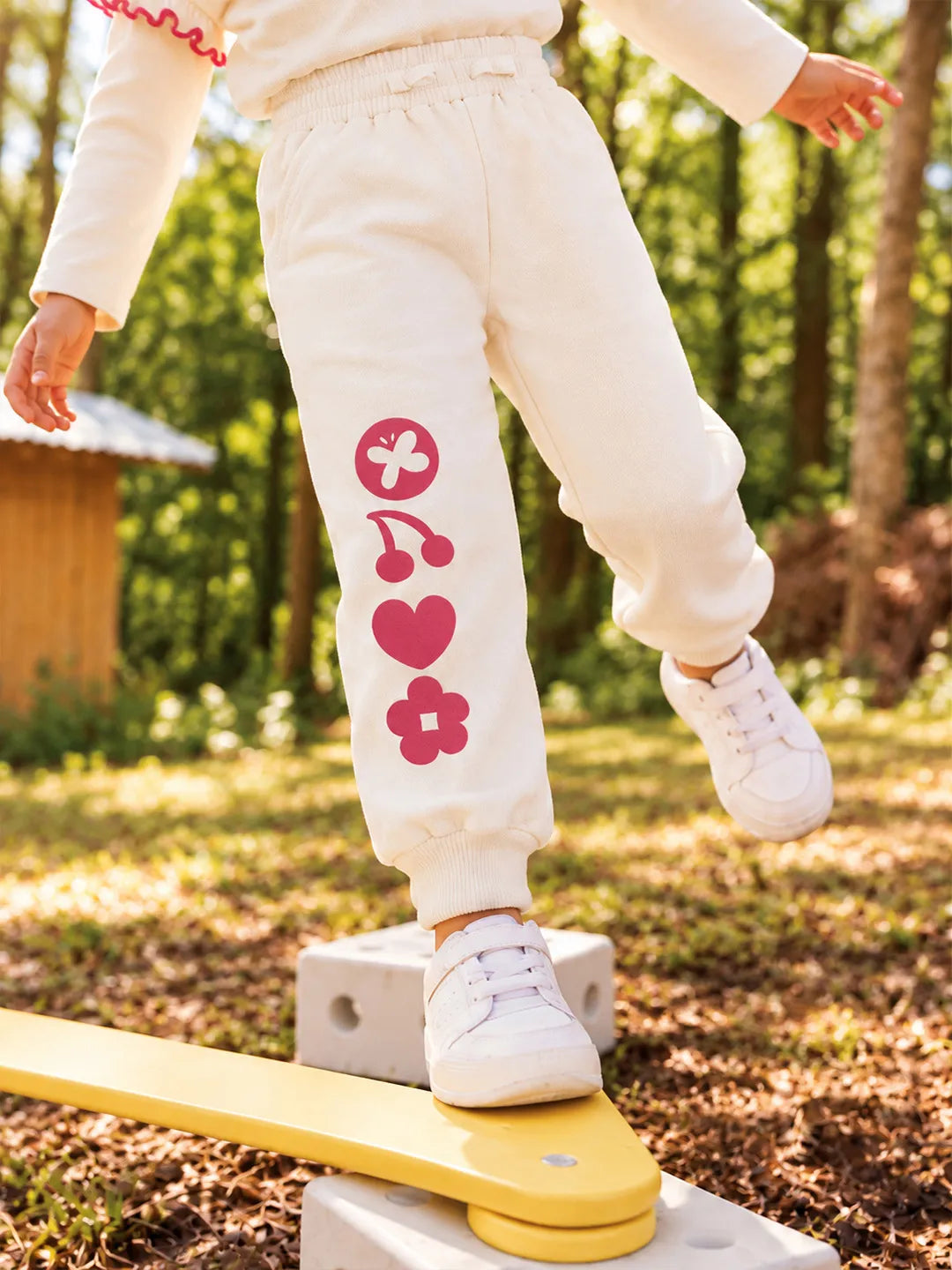 Ecru Terry Joggers