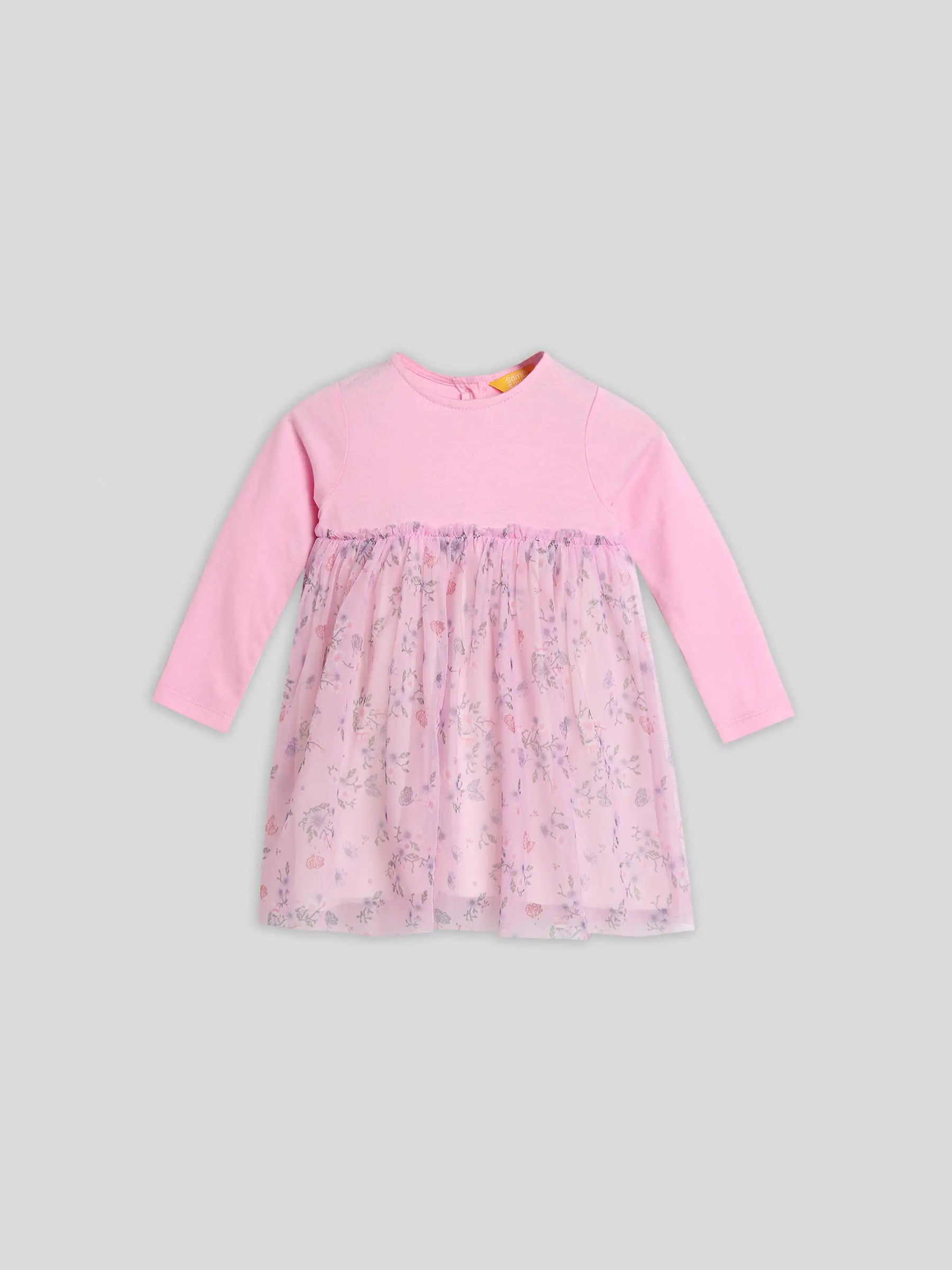 Printed Pink Tulle Dress Somersault