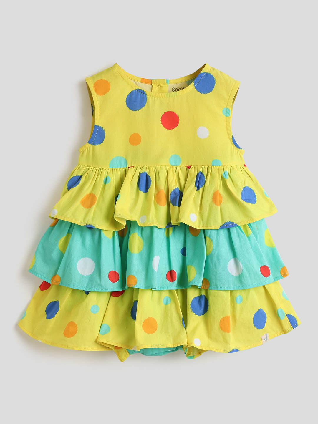 Polka Dot Dress with Bloomer