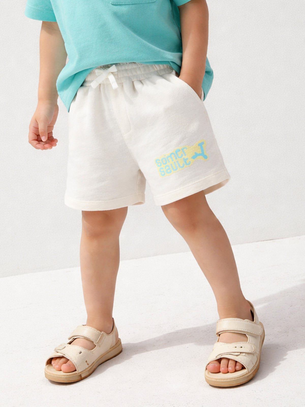 Soft Sand Graphic Shorts