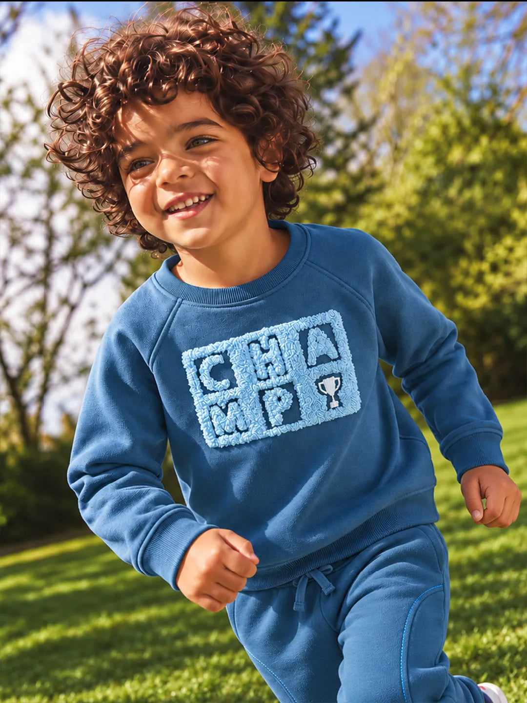 Towelling Detail Sweatshirt