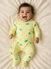 Snuggle Fit Printed Cotton Sleepsuit - Footed