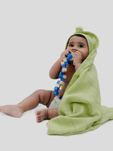 Banana Double Cloth Baby Towel Set- Green Somersault