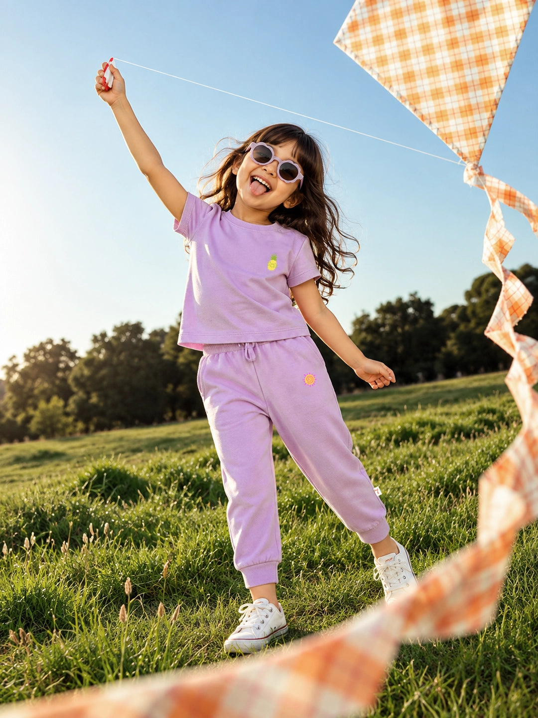 Lilac Pop T-Shirt & Jogger Set