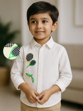 Classic White Embroidered Shirt