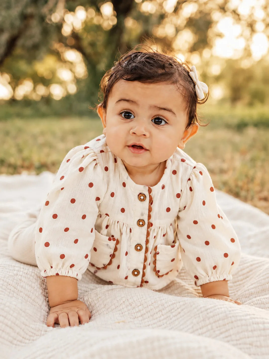 Pokla Dots Full Sleeves Top