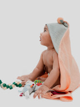 Banana Double Cloth Baby Towel Set- Peach Somersault