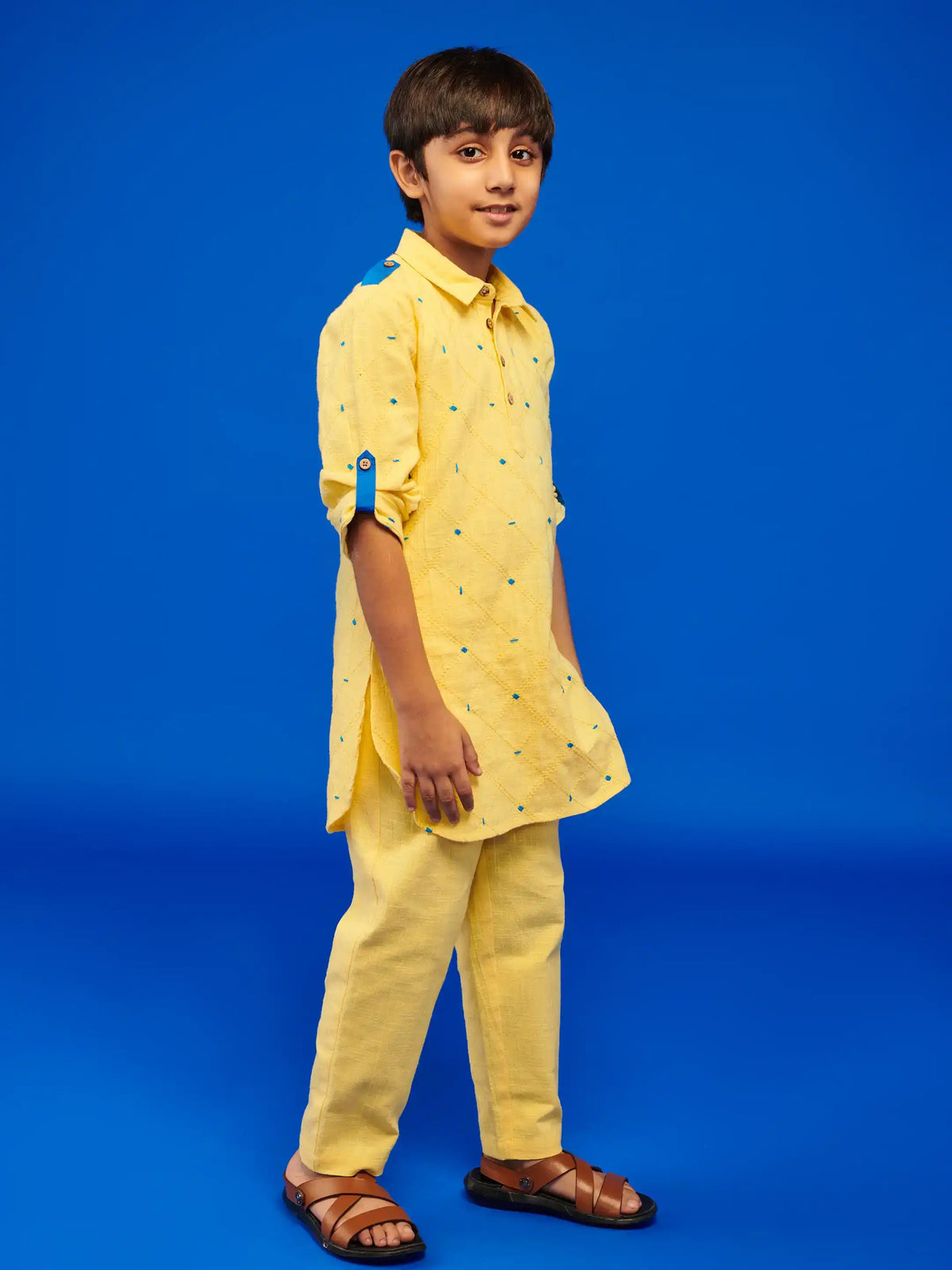 Barfi Boys Kurta Set Somersault