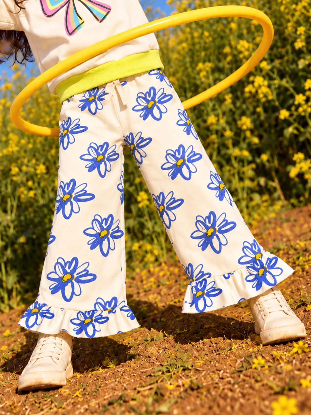Printed Wide Pants