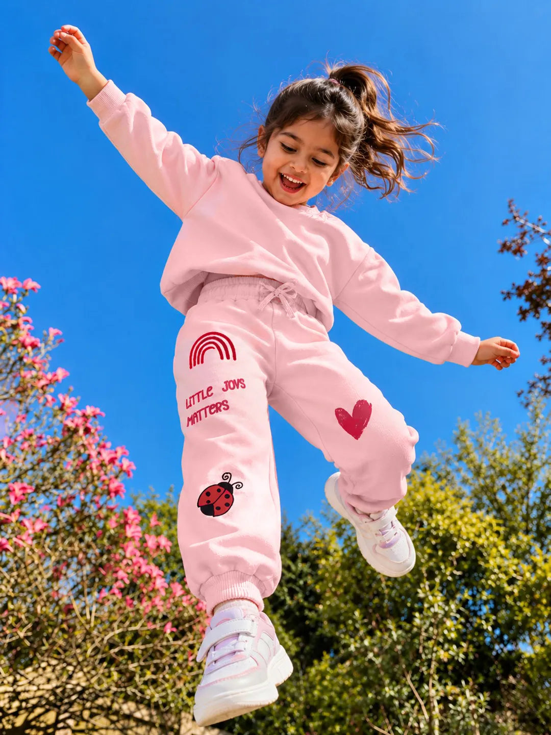 Pink Terry Joggers