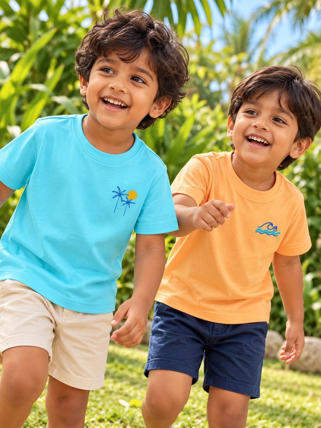 Pack of 2 Half Sleeves Boy's T-Shirts