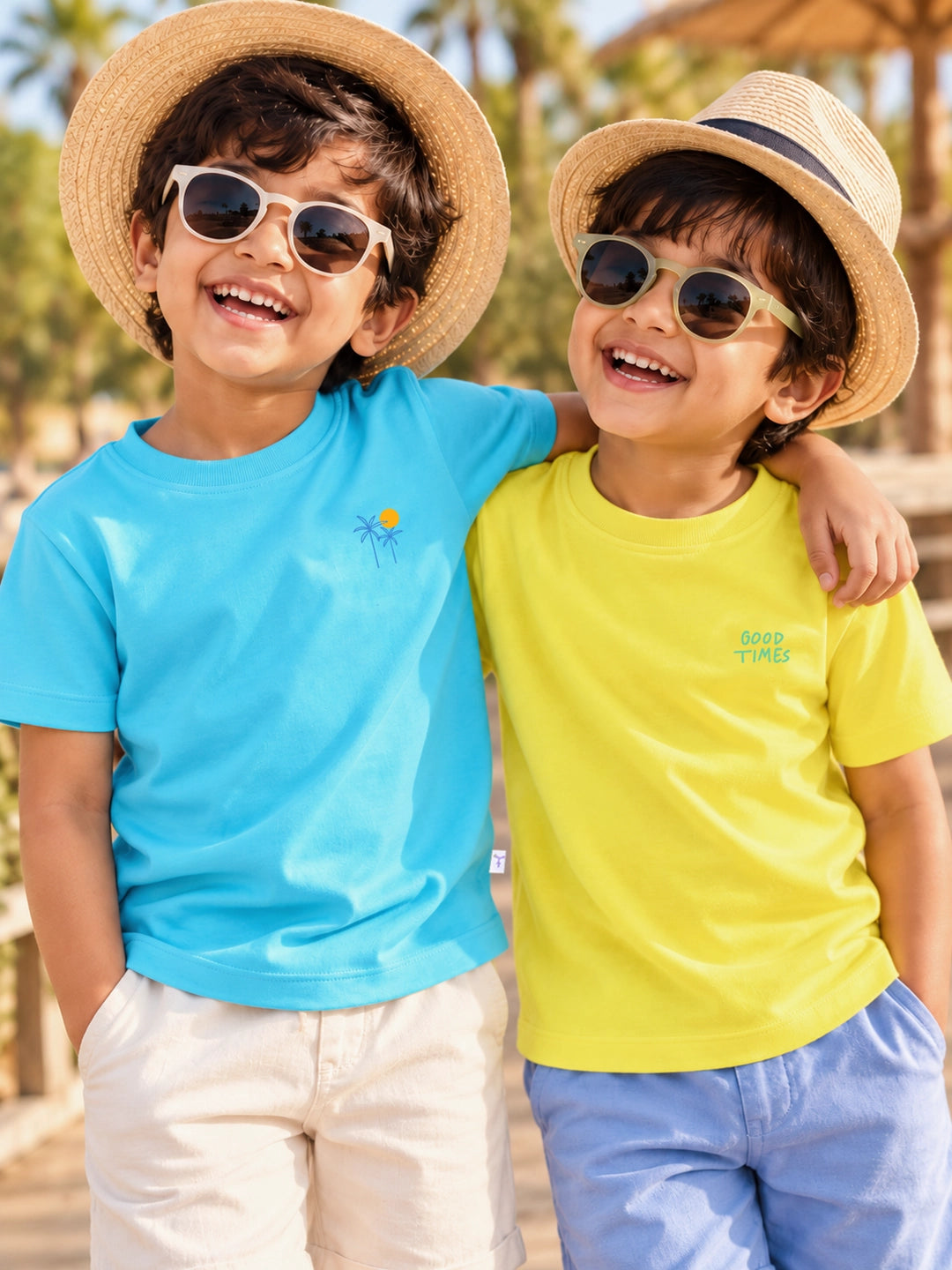 Pack of 2 Half Sleeves Boy's T-Shirts