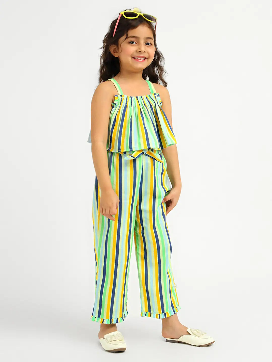 Summer Camp Stripe Cotton Co Ord Set