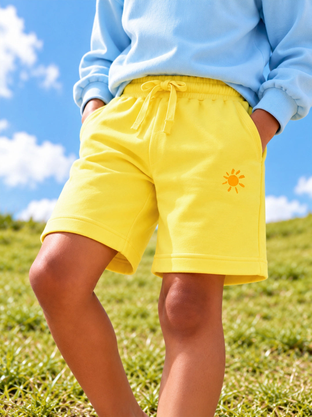 Playful Yellow Shorts
