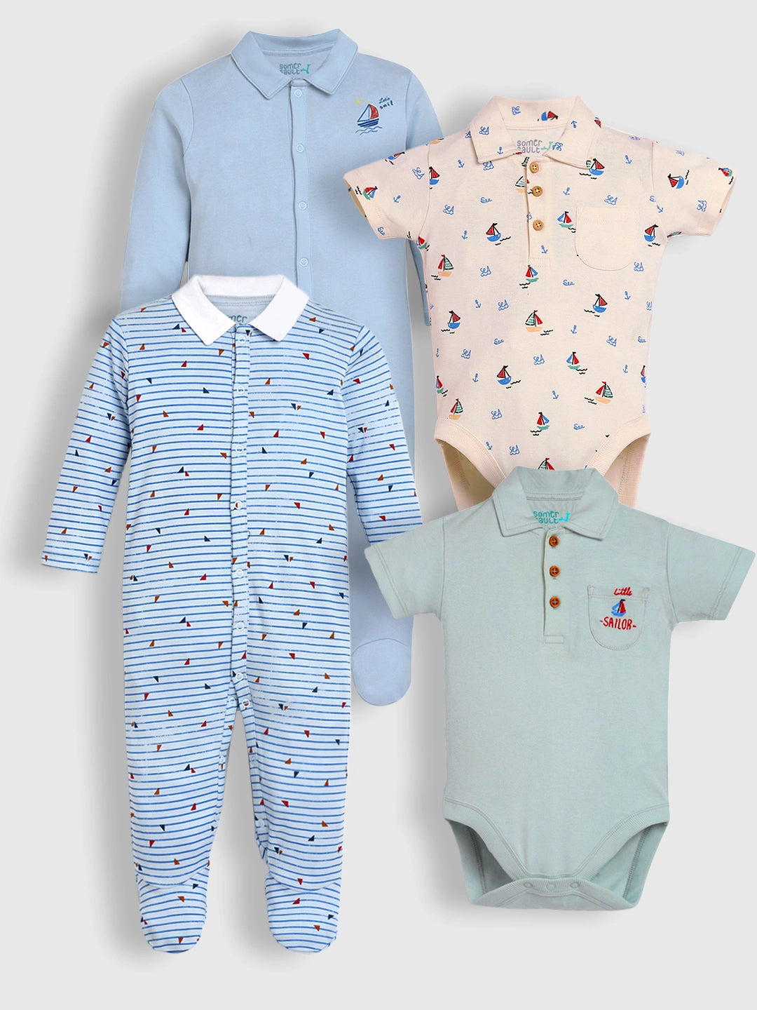 Ahoy Newborn Essential Surprise Box- Boy- Pack of 4