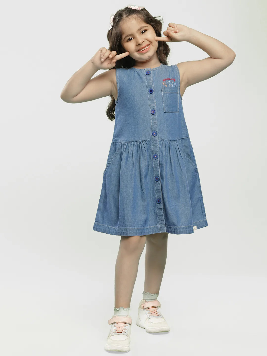 Kitchen Chef Cotton Denim Dress