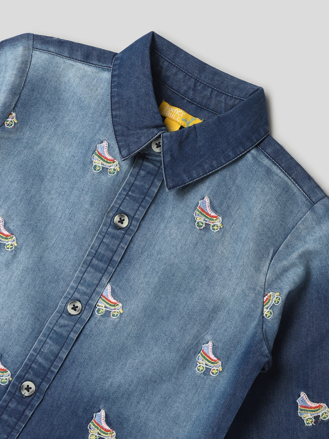Rollerblades Denim Shirt Somersault