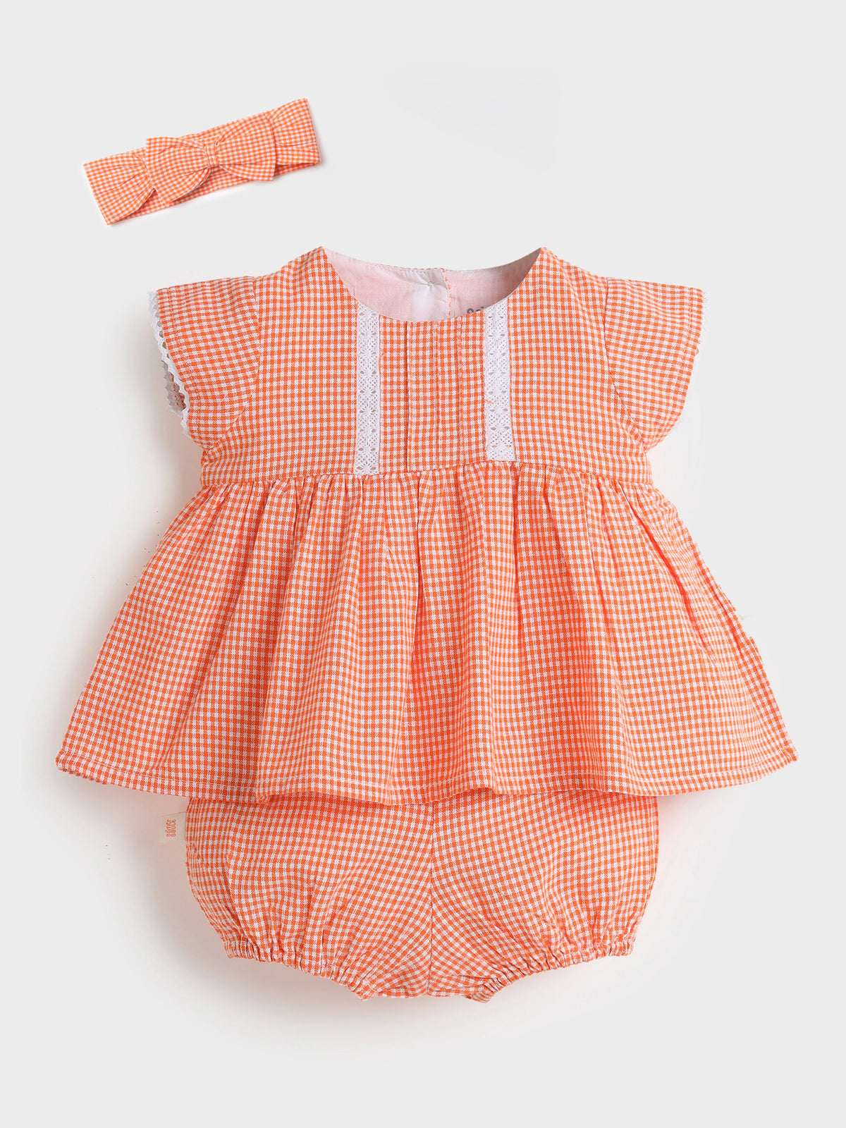 Gingham Dress & Bloomer Set