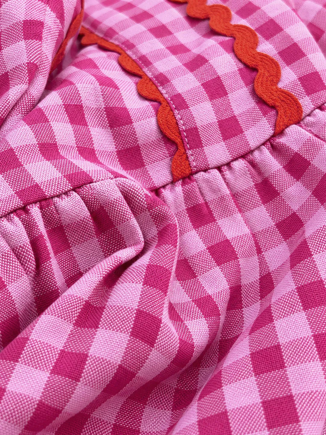 Pink Gingham Dress