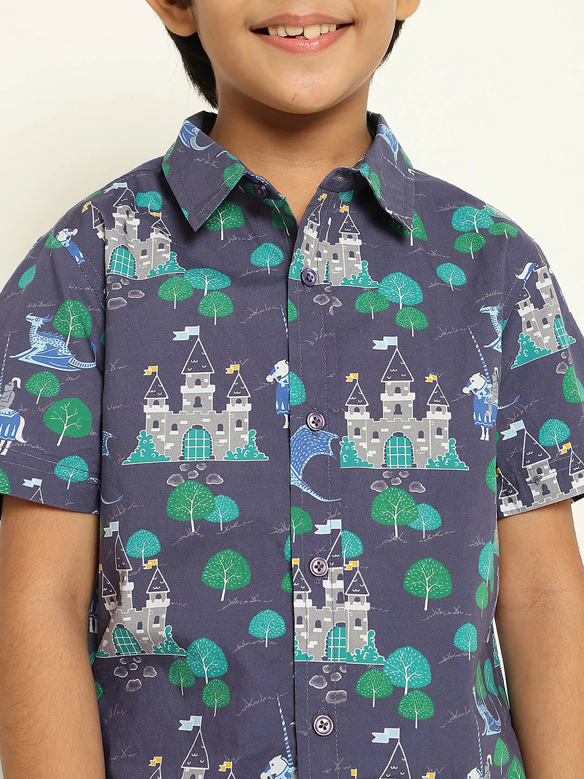 Forest Fun Shirt & Denim Set
