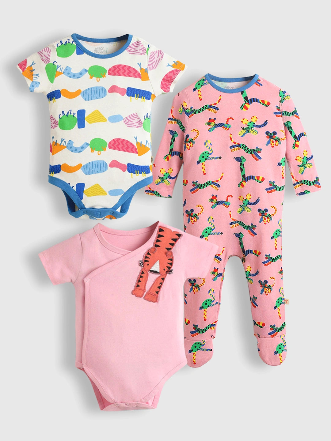 All Abstract Newborn Essential Suprise Box- Girl- Pack of 3