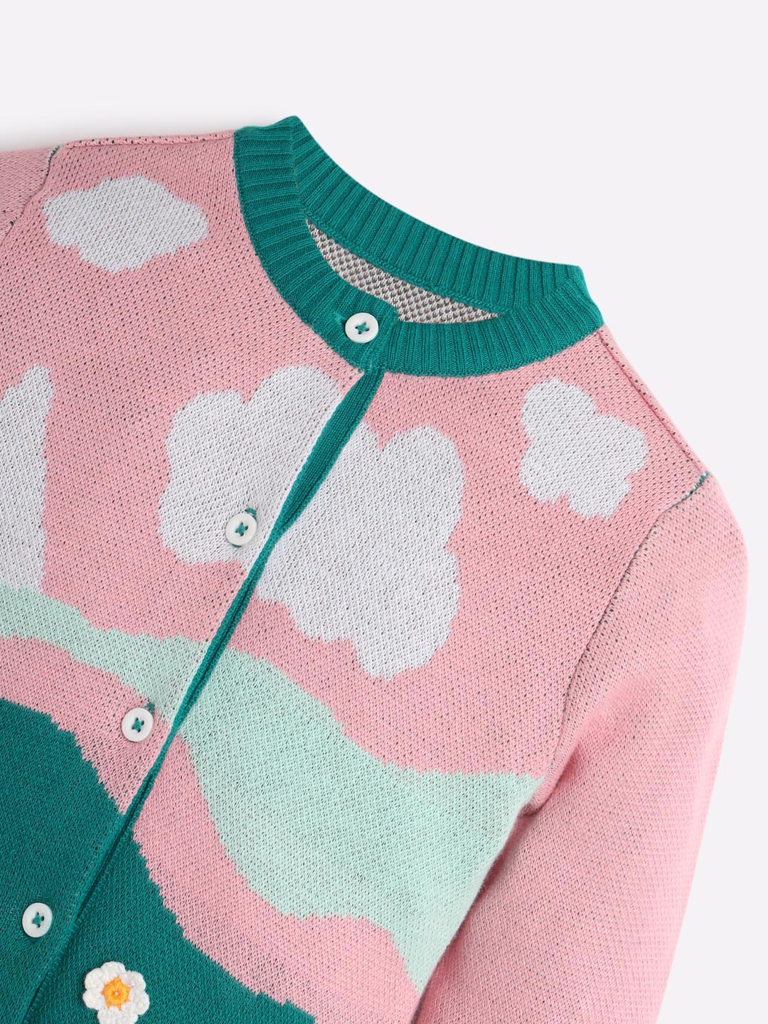 Printed Cotton Cardigan
