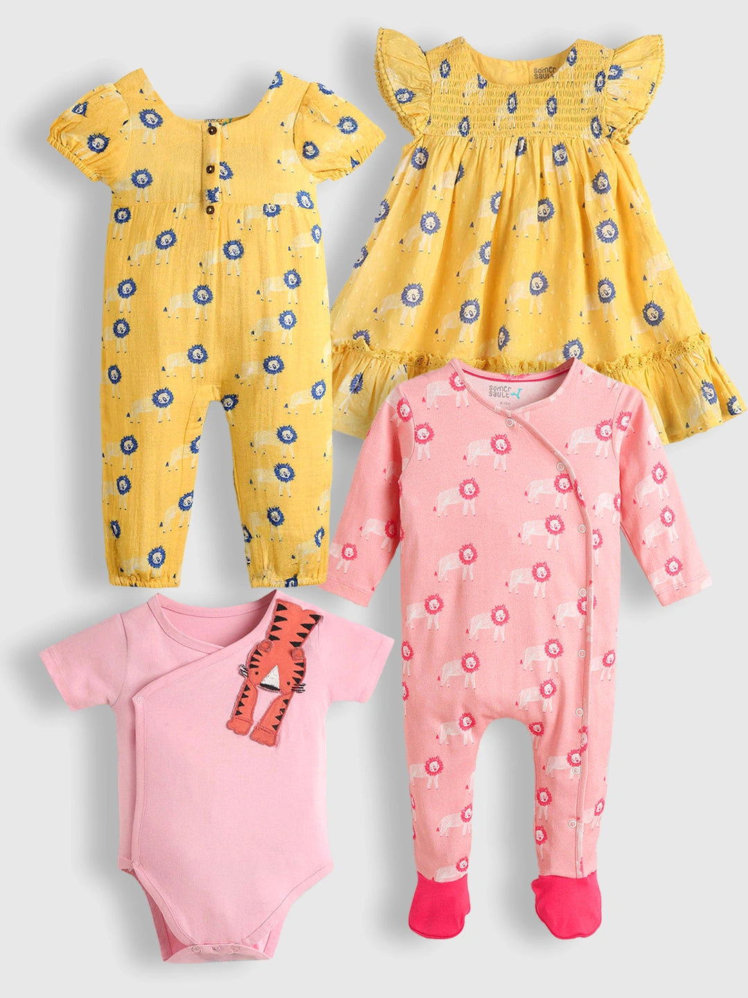 Sher Newborn Essential Surprise Box- Girl- Pack of 4