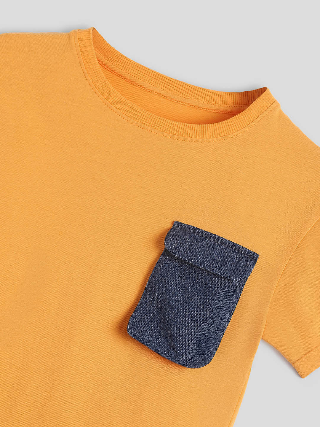 Flap Pocket Cotton Tee