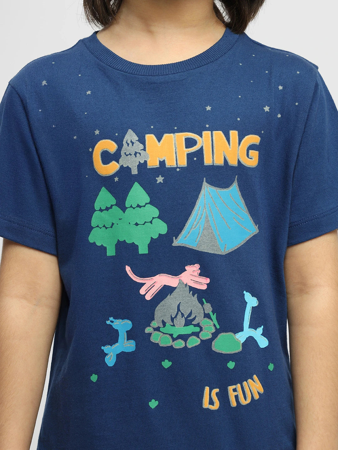 Camping Is Fun Cotton Tee