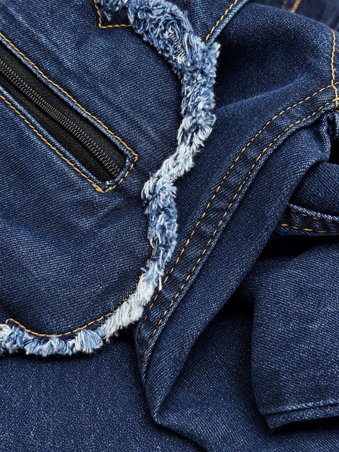 Wide Leg Denim with Fanny Bag