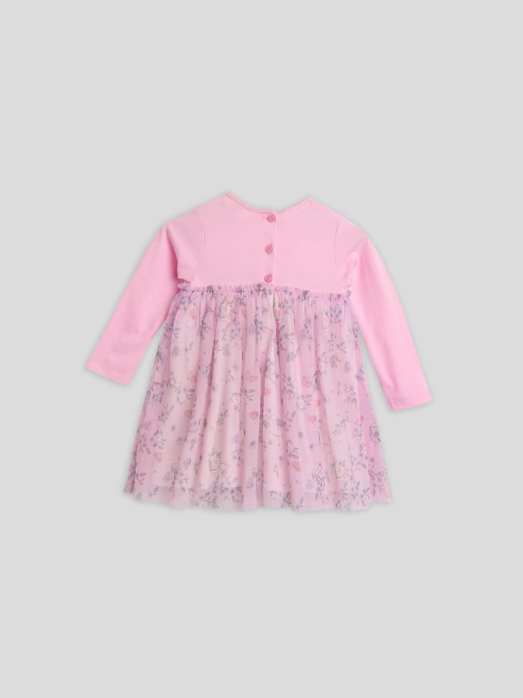 Printed Pink Tulle Dress Somersault