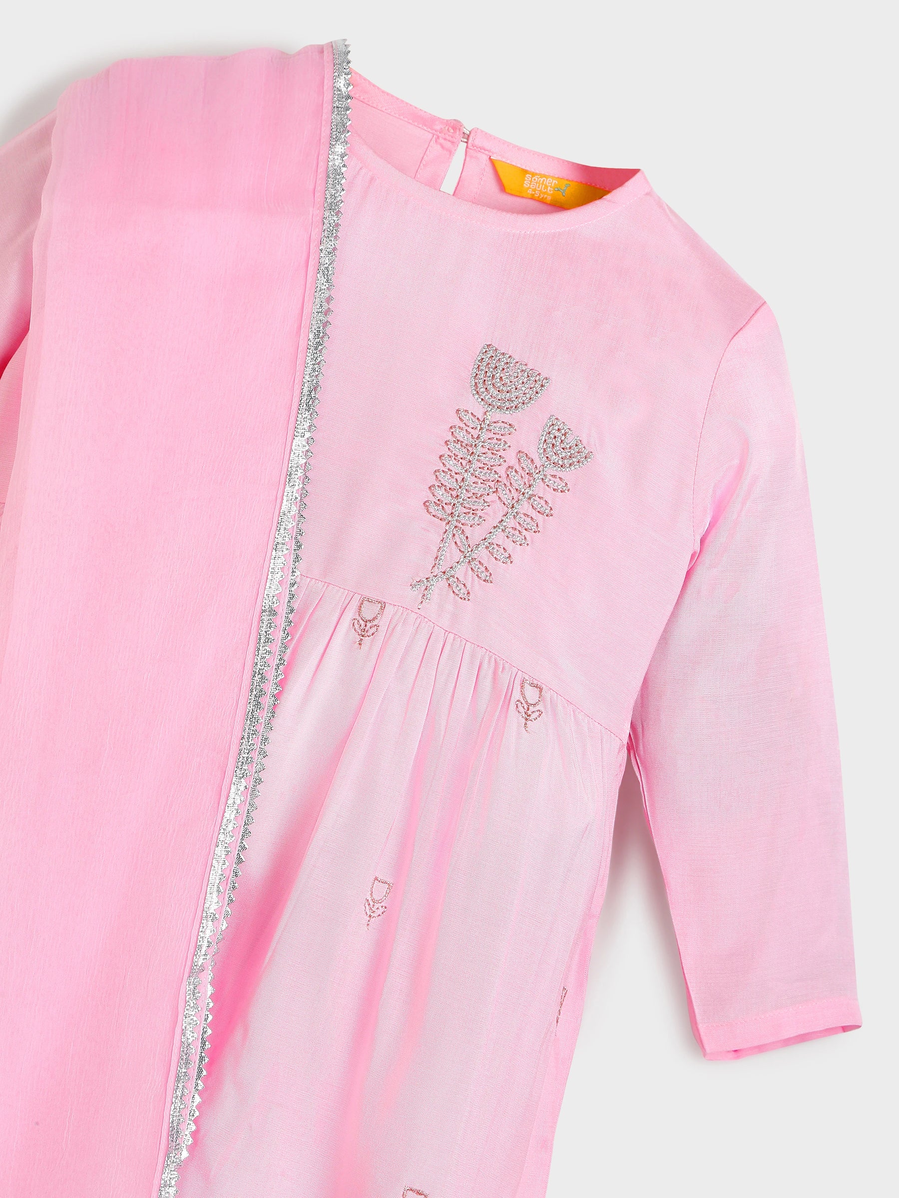 Pink Sharara Set with Dupatta