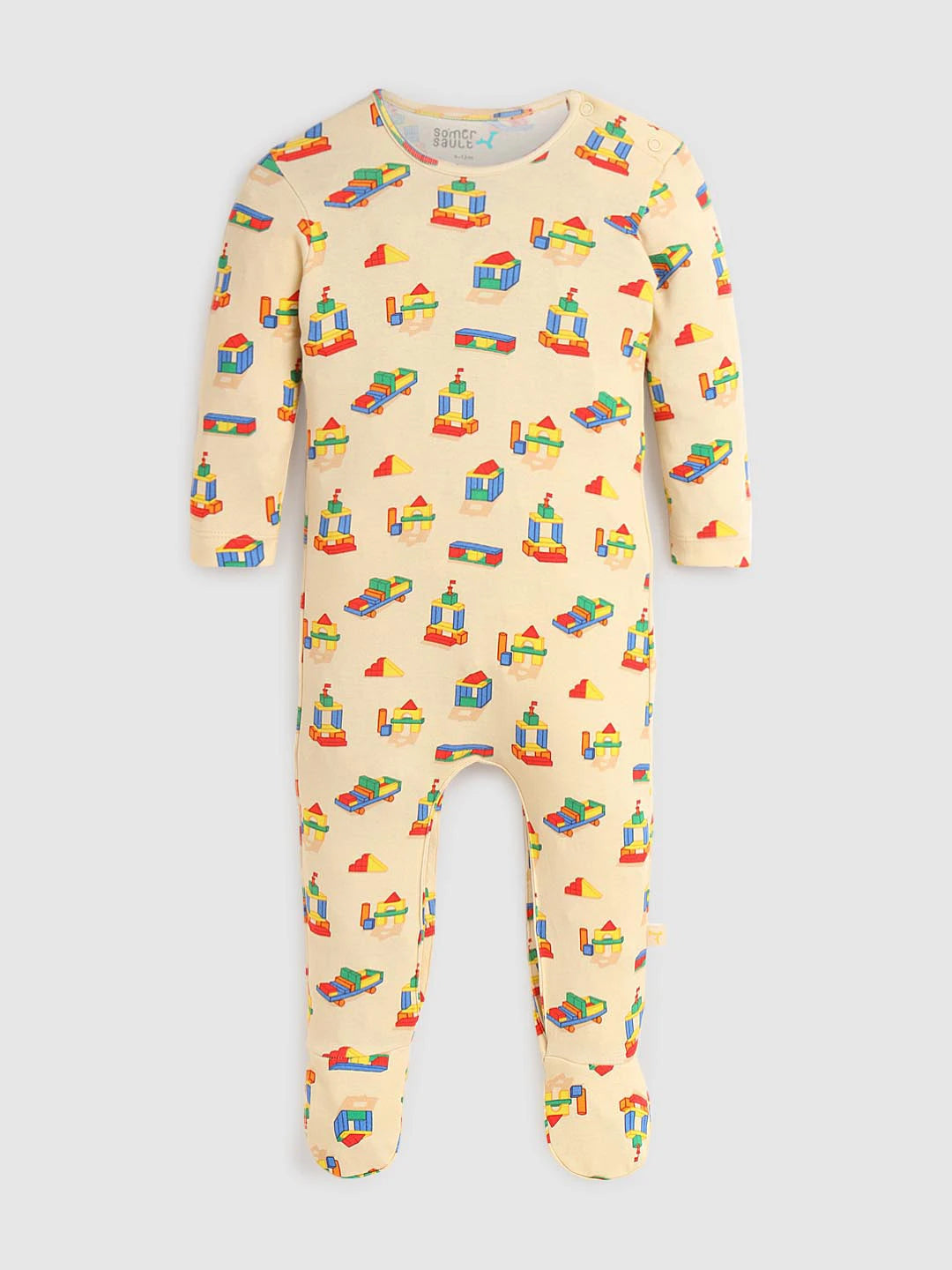 Printed Cotton Sleepsuit