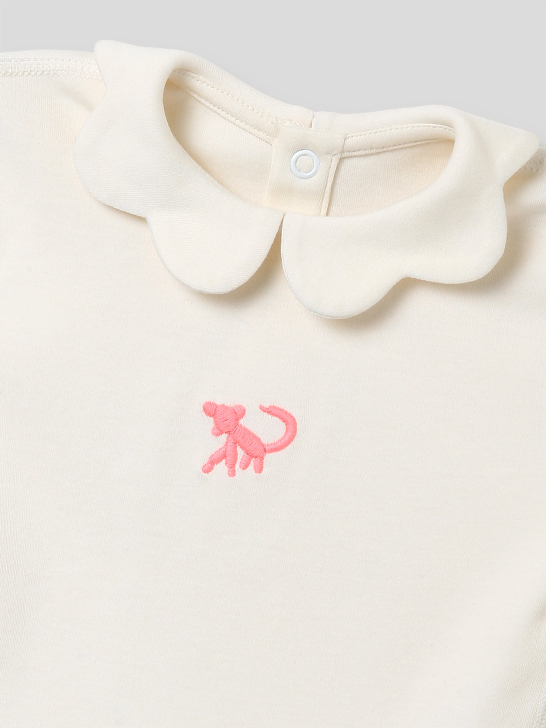 Flower Collar Bodysuit Set of 3 Somersault