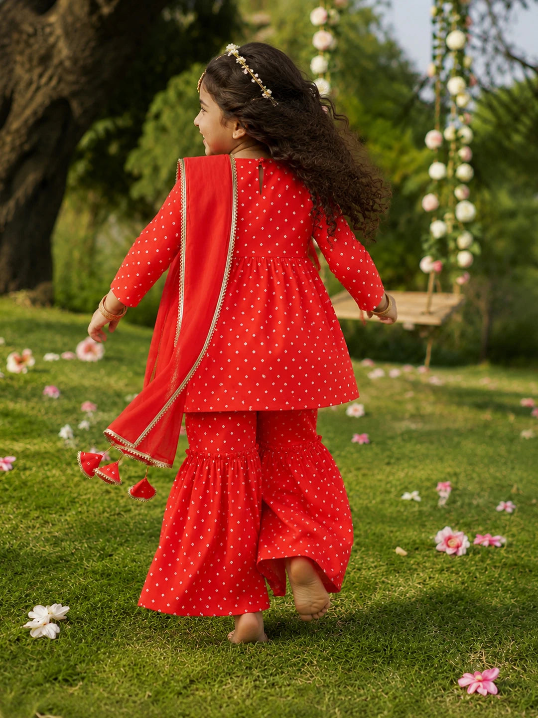 3 Piece Kurta Sharara Set