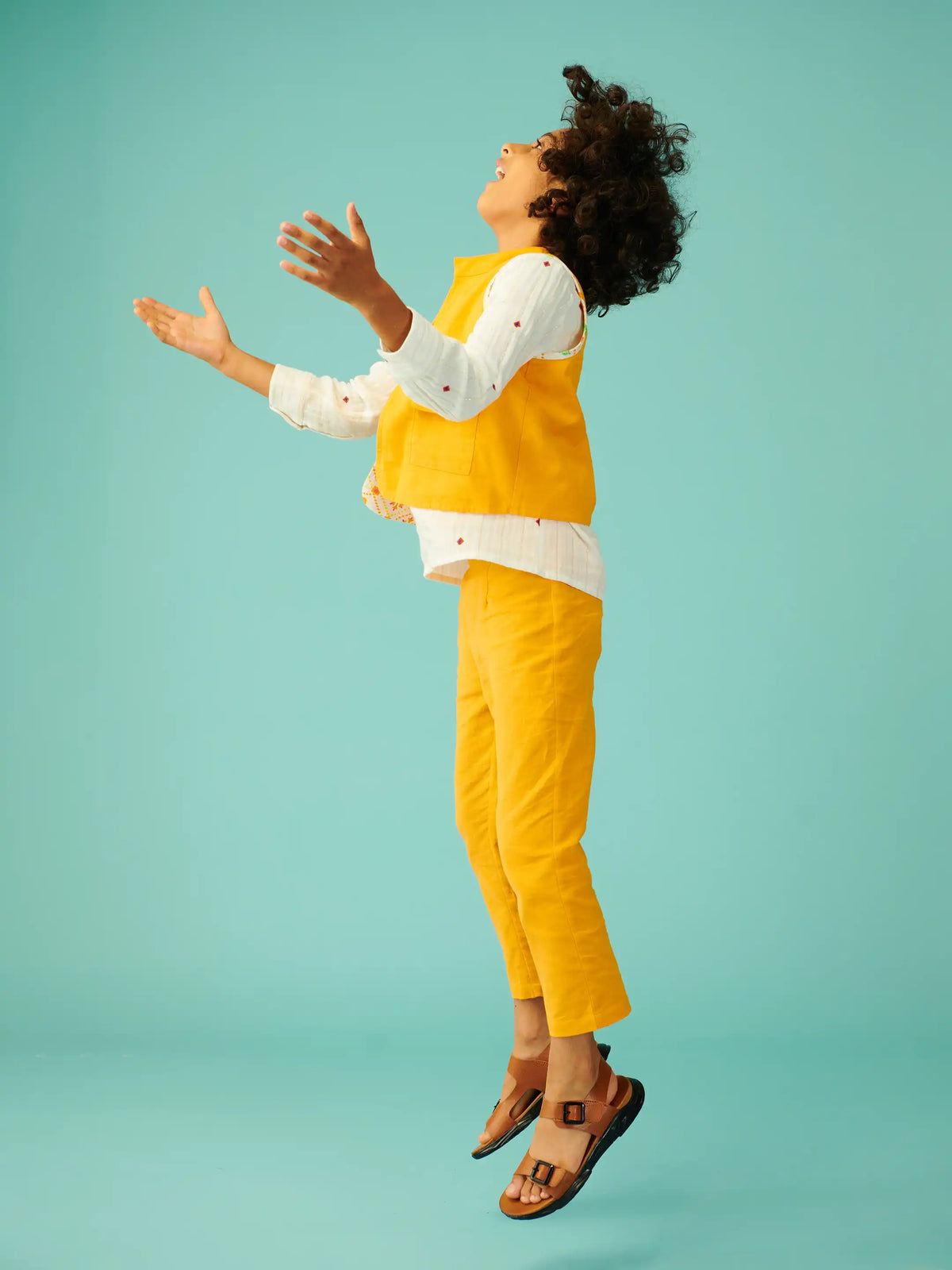 Soorajmukhi Boys Set with Reversible Nehru Jacket Somersault