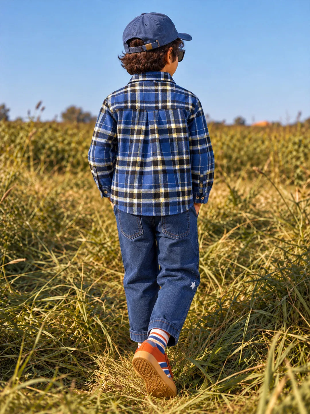 Blue Checkered Shirt