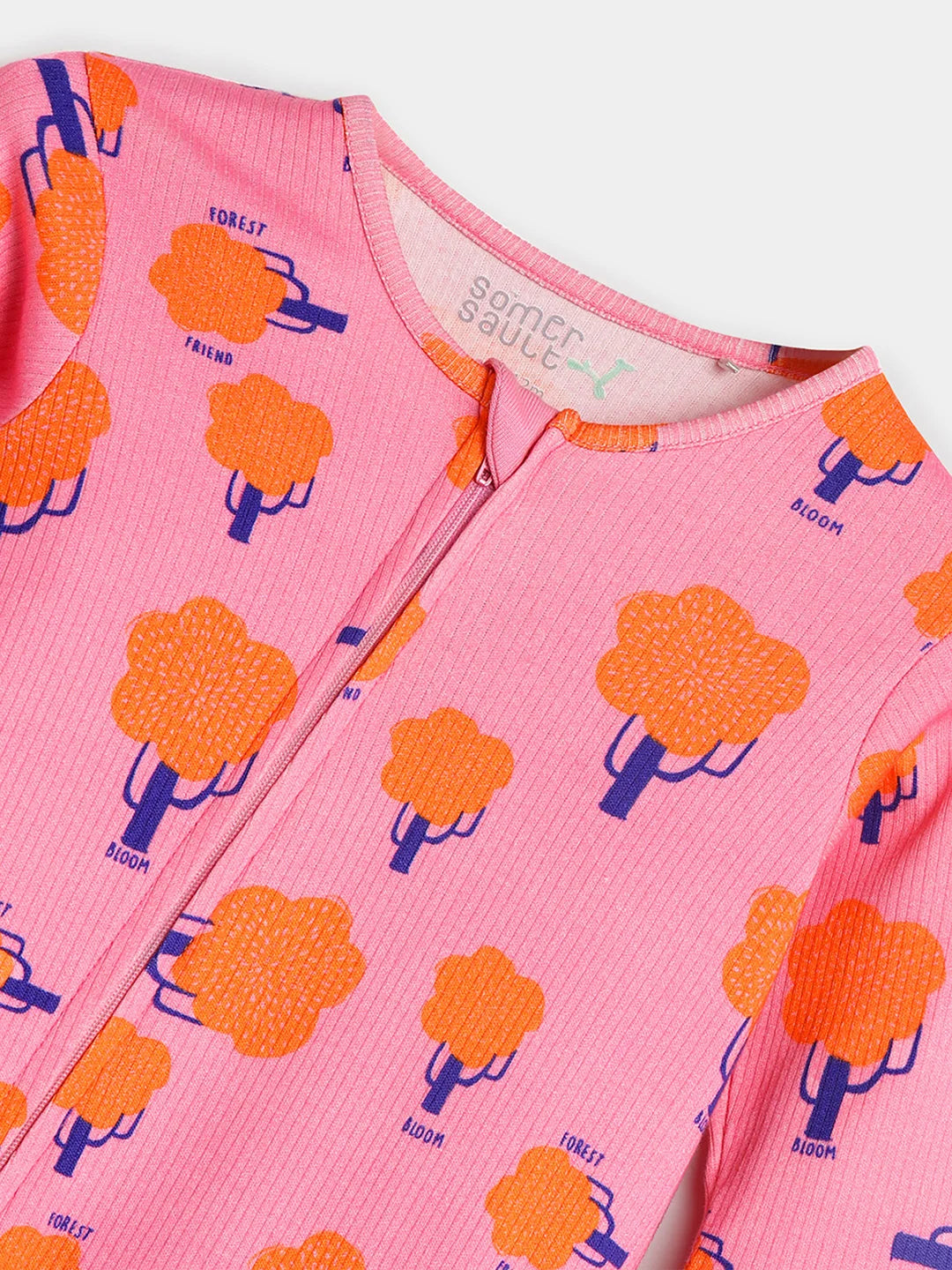 Printed Footed Cotton Sleepsuit