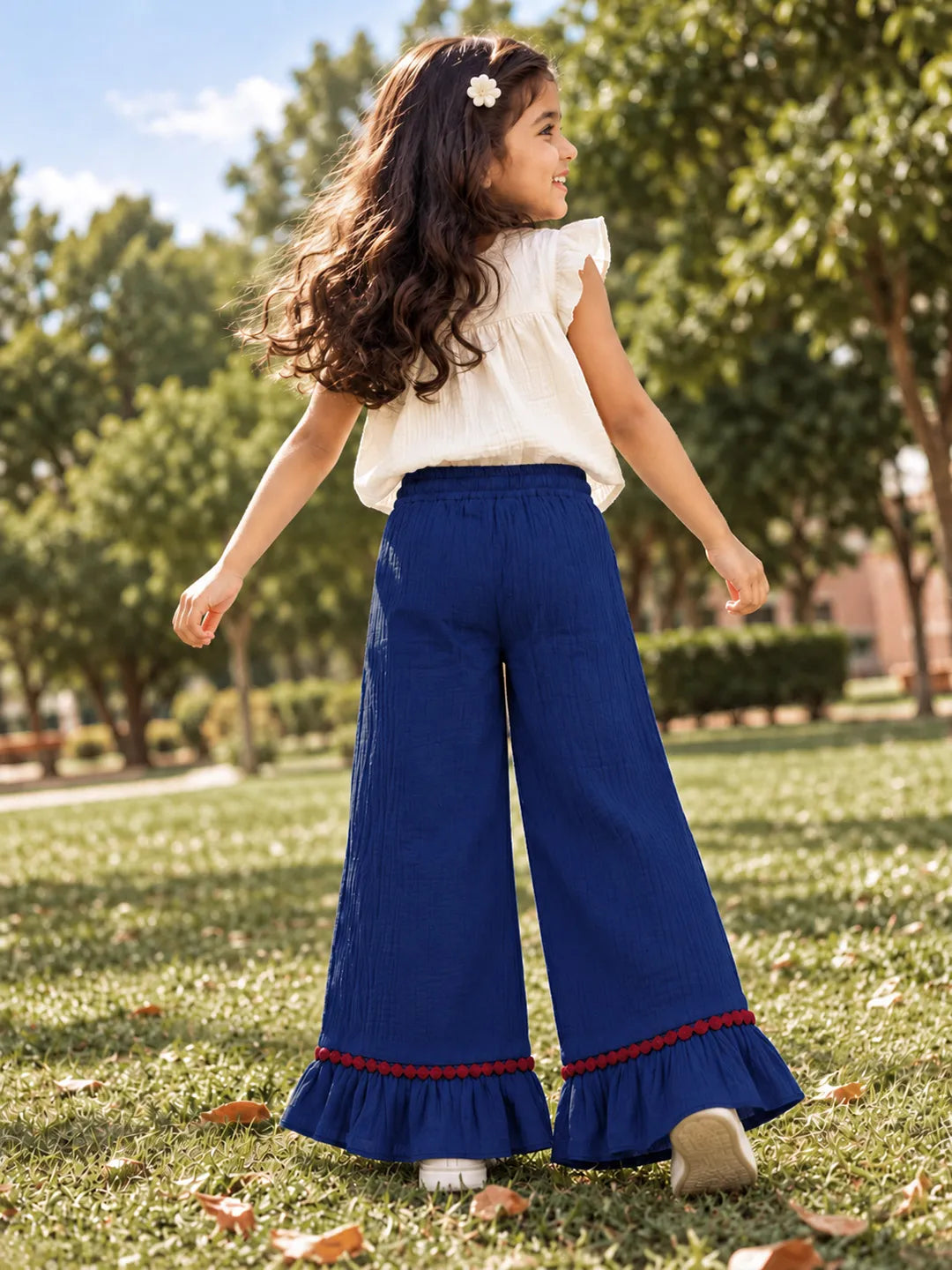 Ruffle Hem Pants