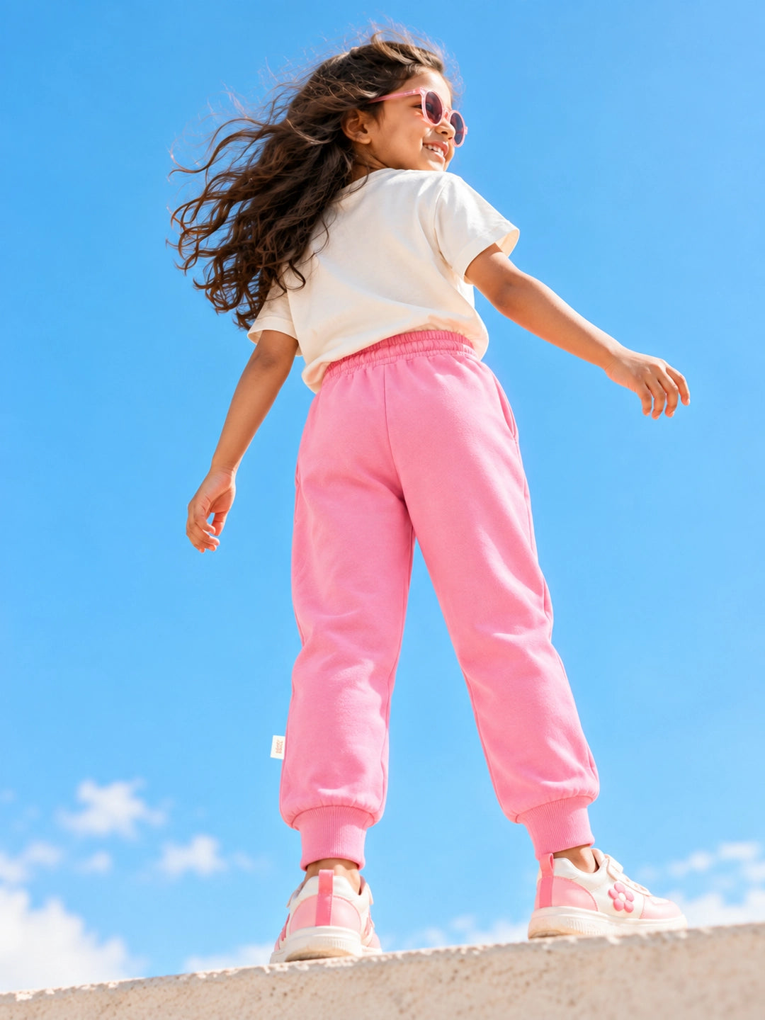 Candy Pink Girl's Joggers