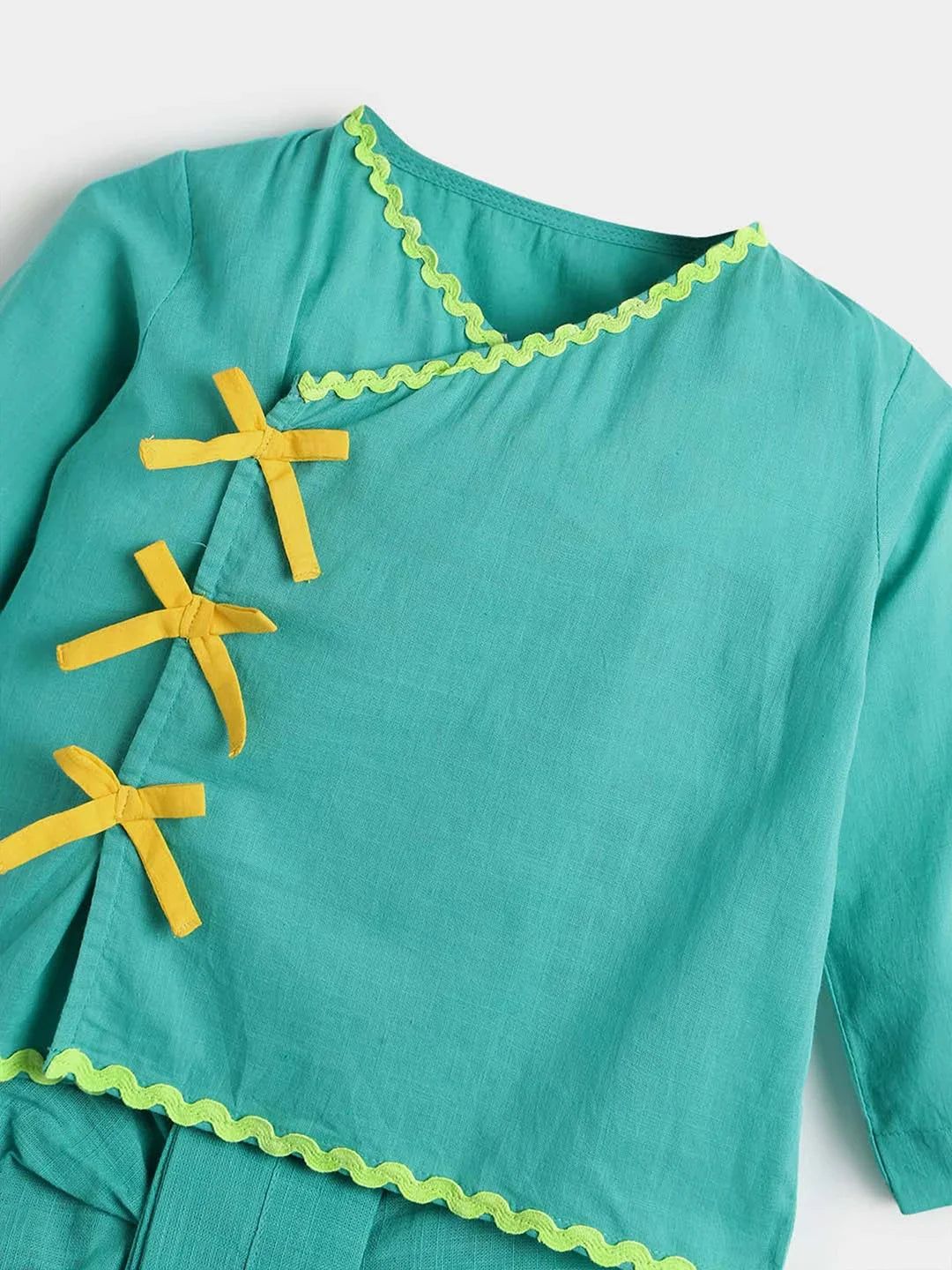 Turquoise Dhoti Kurta Set- Newborn