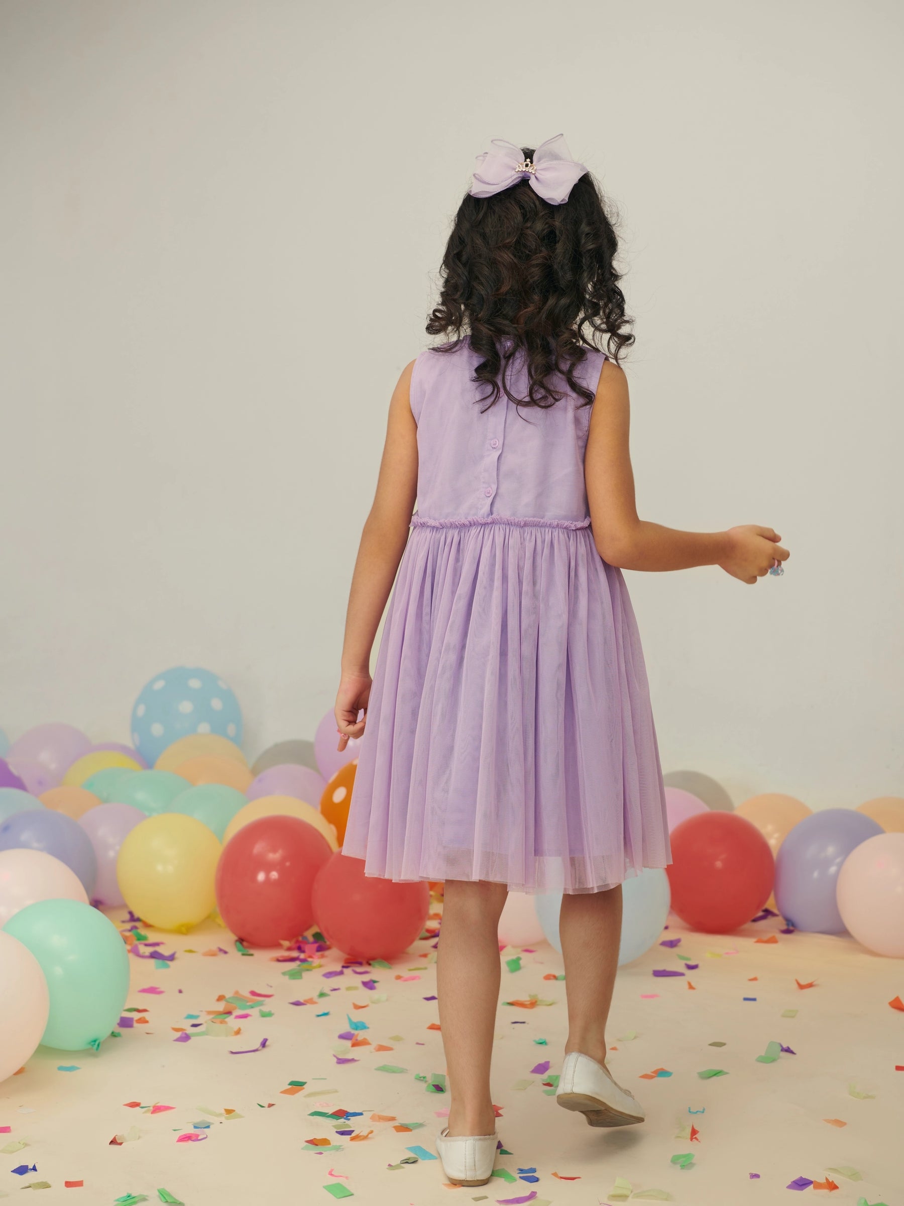 3D Floral Tulle Dress Somersault