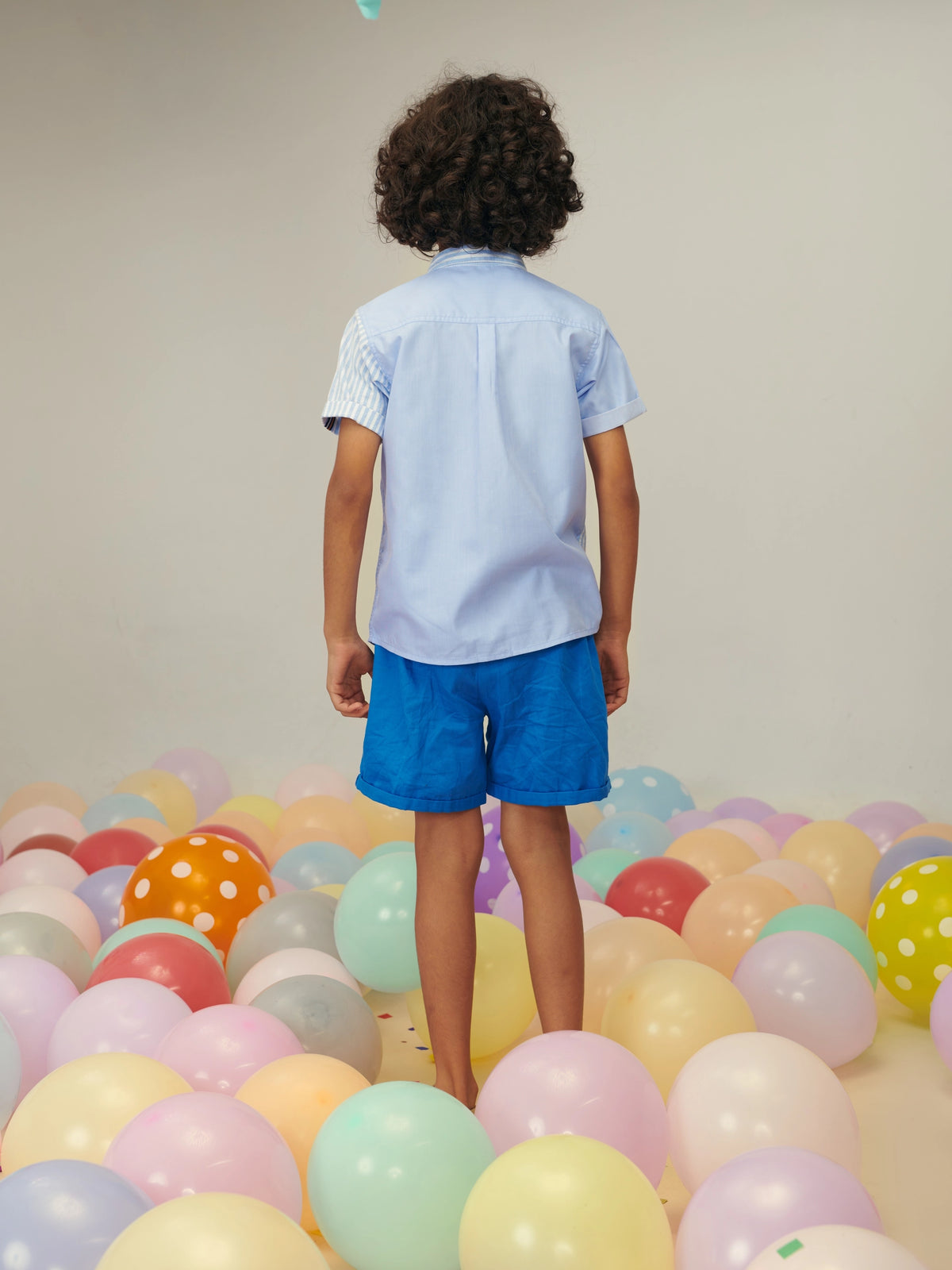 Blue Shirt & Shorts Set Somersault