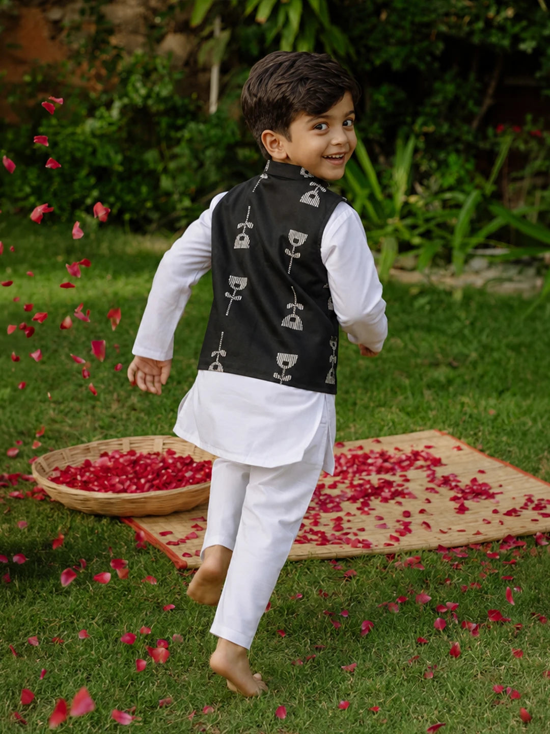 Kurta Pajama Jacket Set