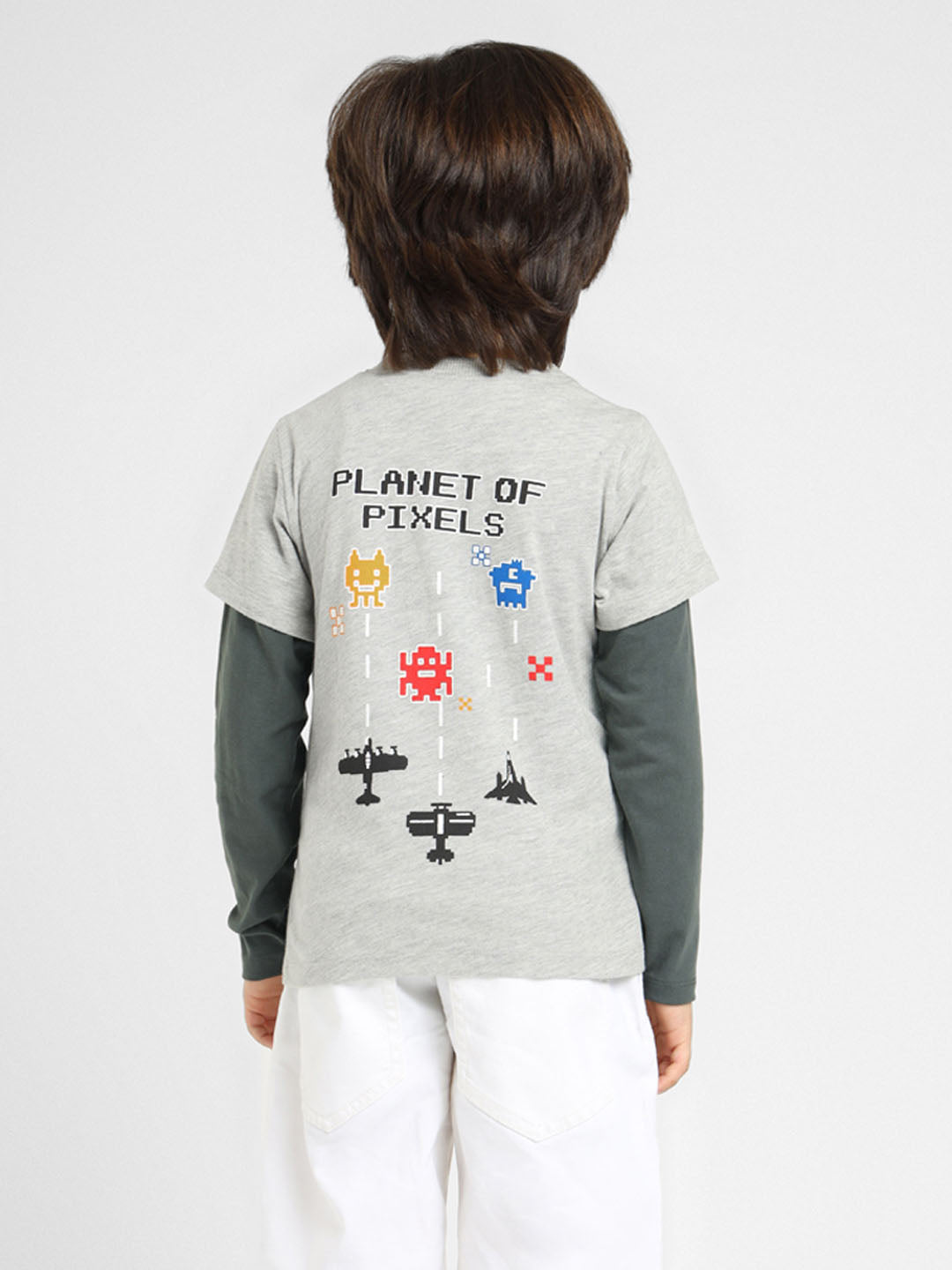 Planet Pixel Doctor Sleeves Cotton Tee