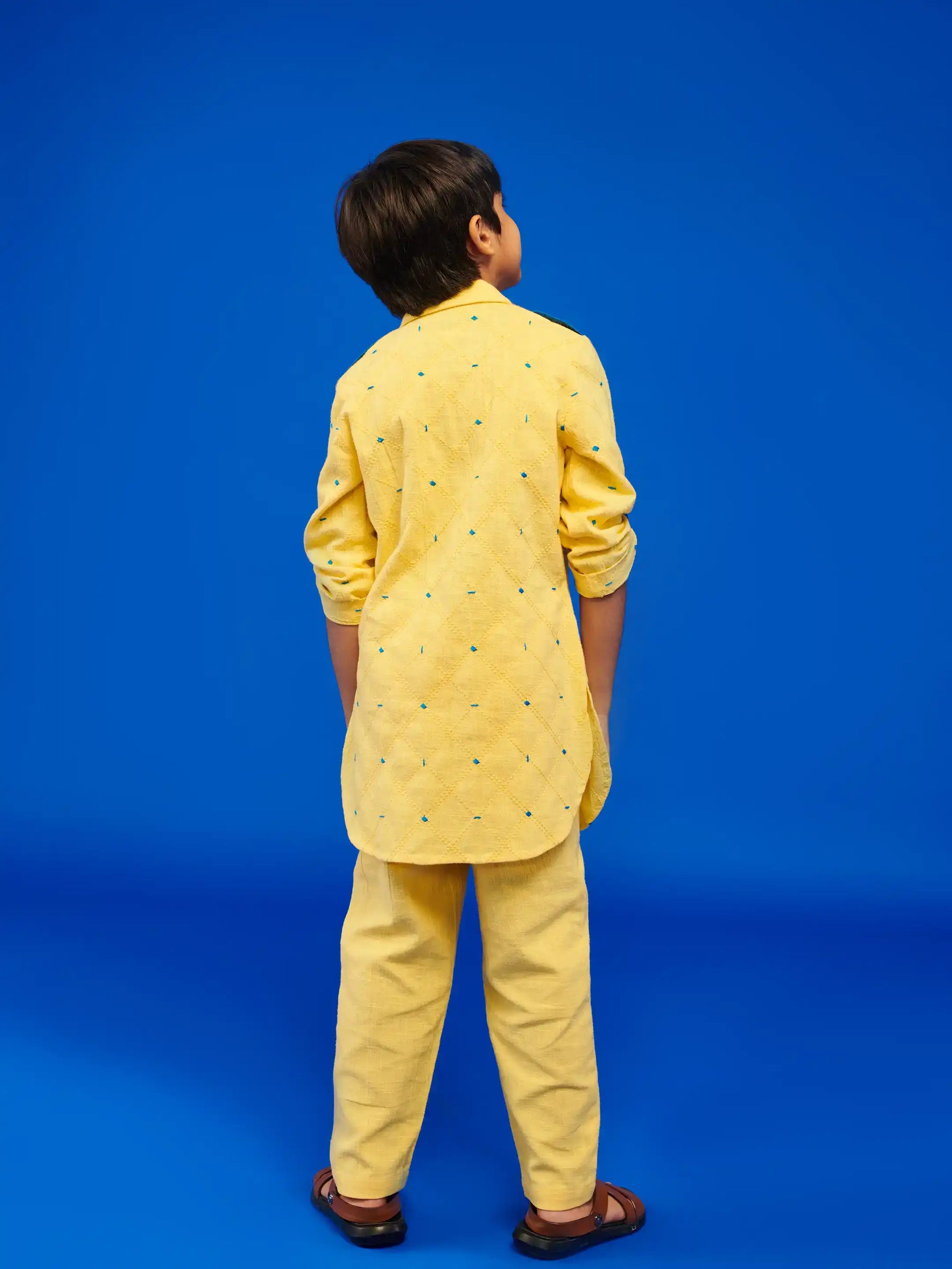 Barfi Boys Kurta Set Somersault