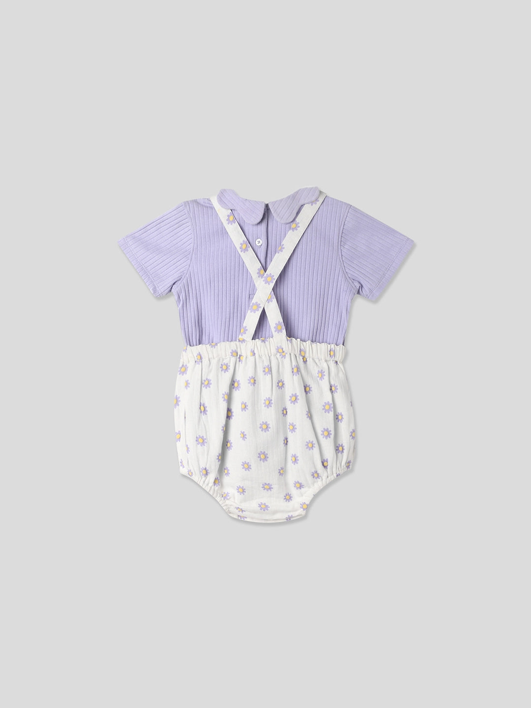 Lilac Flower Romper Set Somersault